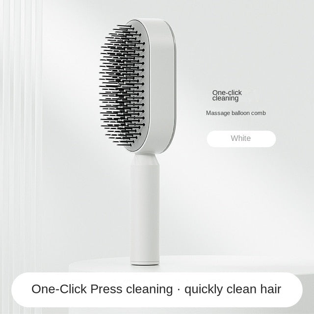 Self Cleaning Anti-Static Hair Brush